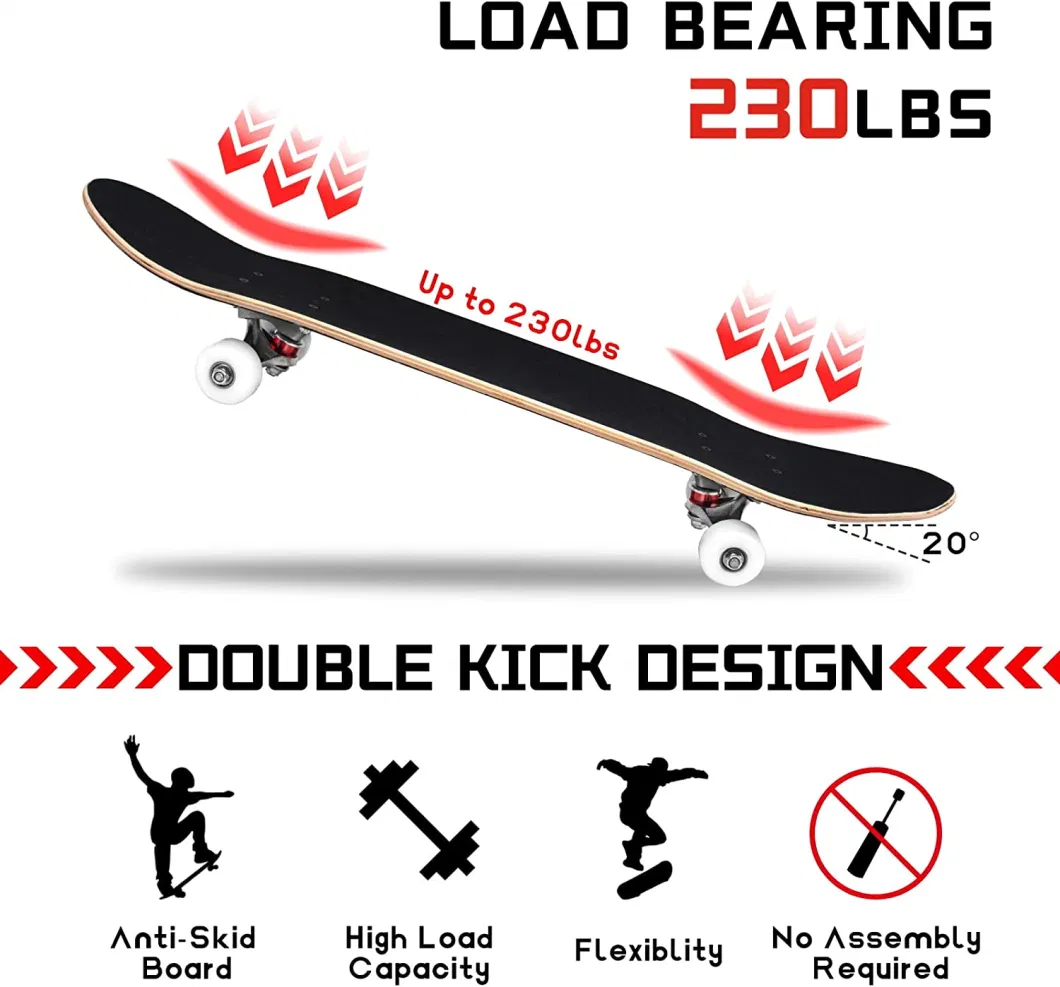 High Quality Durable Using Various for Adults or Professional Players Scooter Skate Board