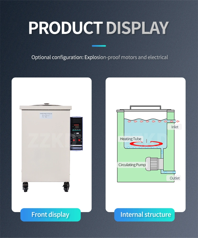 10L Lab Stainless Steel Water Bath Oil Heater for Lab Reactor with Factory Price