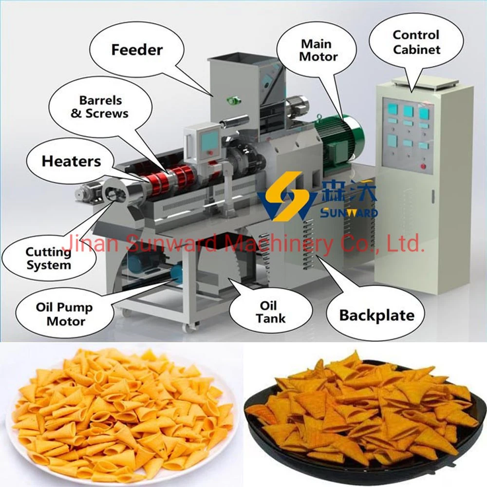 Automatic Fried Snack Food Processing Machines Line Equipment