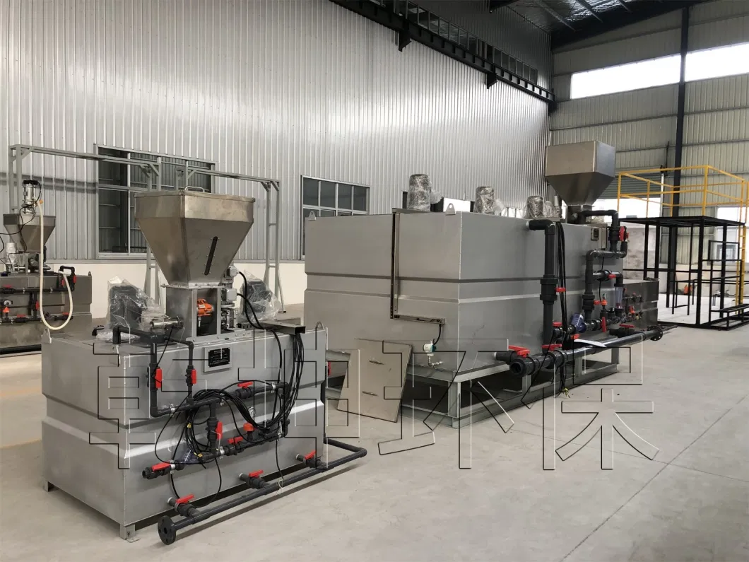 PAM PAC Daf Chemical Polymer and Preparation Flocculation Machine with Pump Dosing System