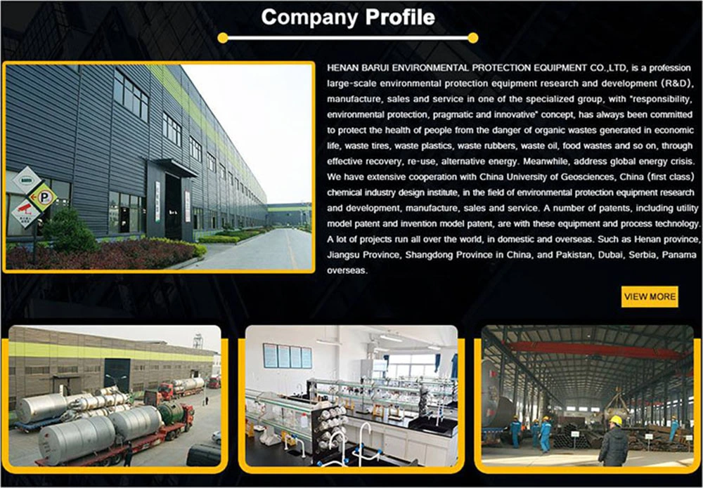 Mini Used Tyre to Oil Pyrolysis Plant Processing Treatment Machine Equipment