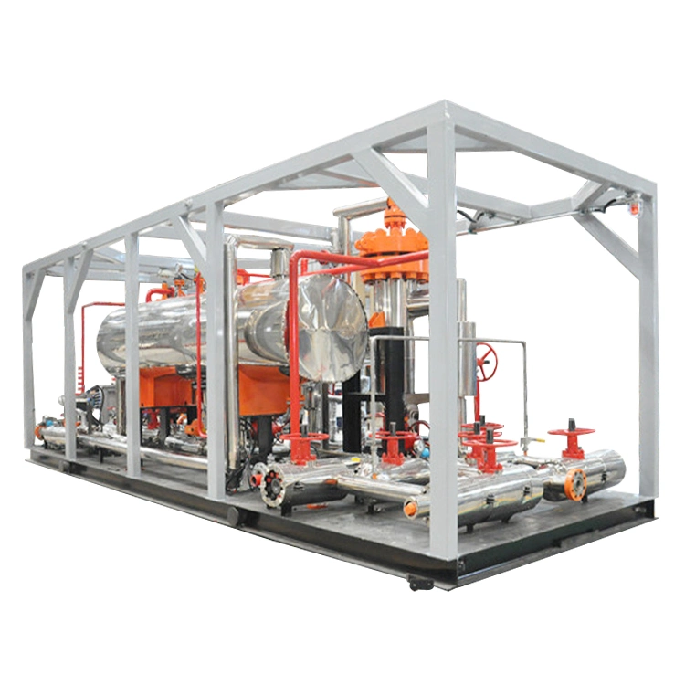 2 Series with Gas Liquid Separation, Sand Remover Natural Gas Treatment Compressor