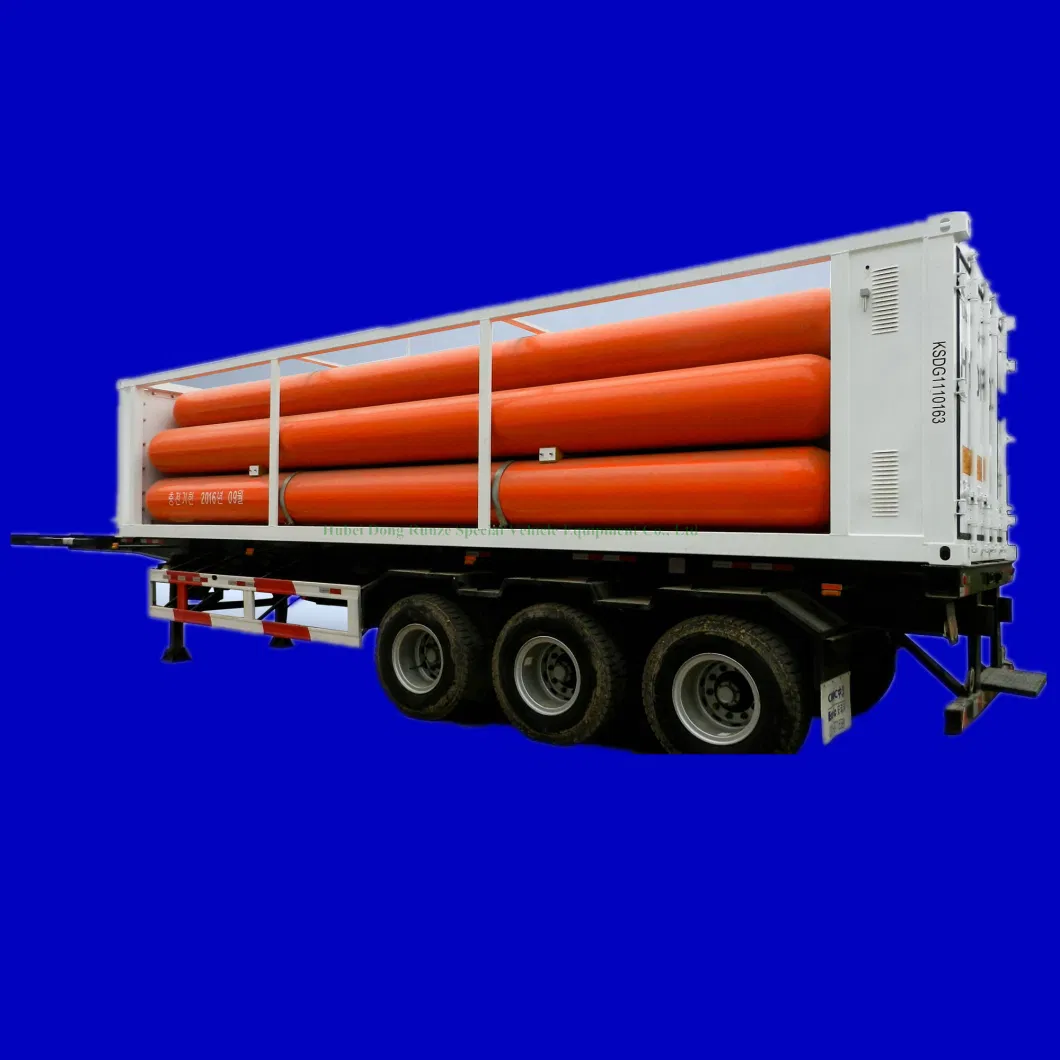 DOT ISO Certificated Skid Hydrogen Gas Cylinder Tubes Container