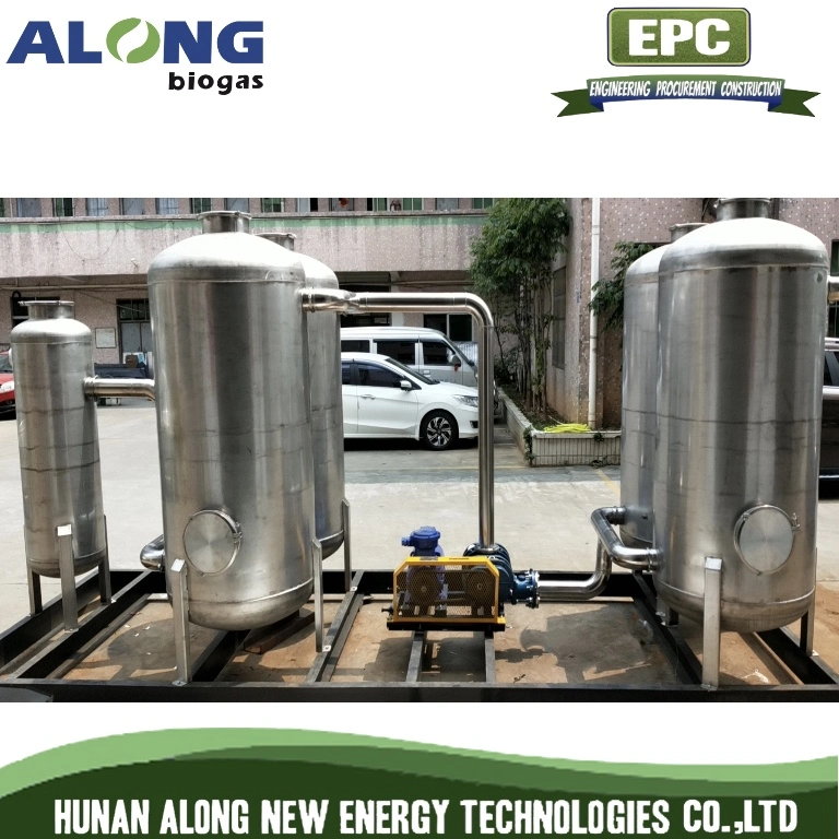 20~500m3/H Skid Mounted Biogas Desulfurization/Dehumidification Scrubber Tank System