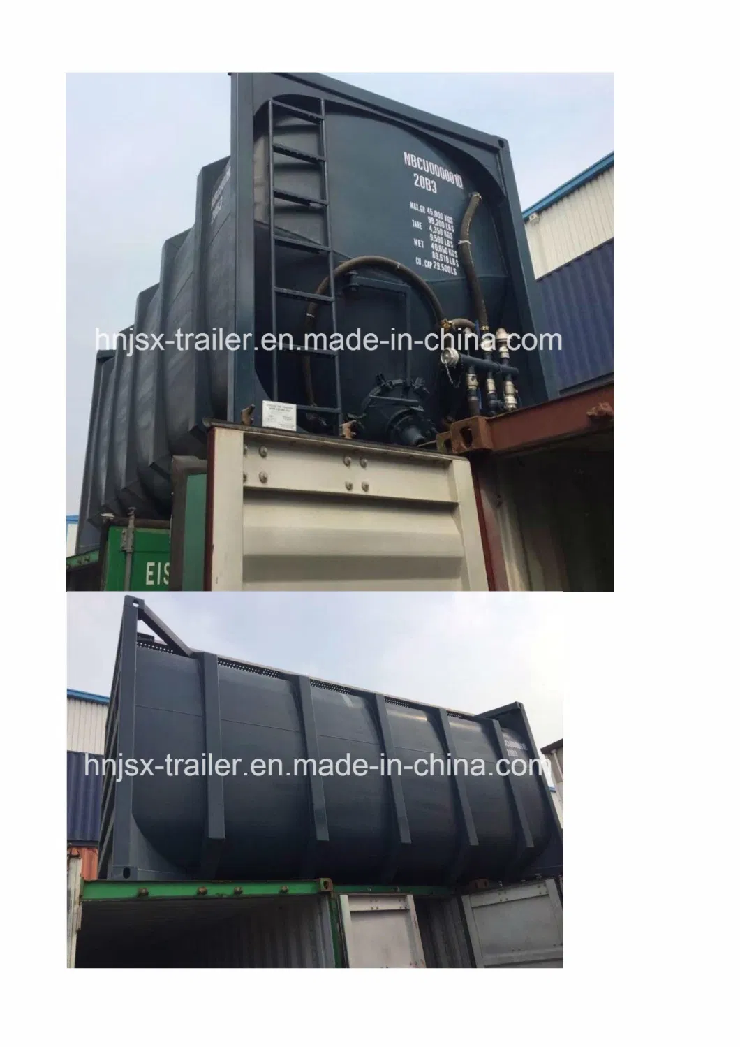 ISO Pressure Tank Commercial Plaster Powder Tank Container for Sale