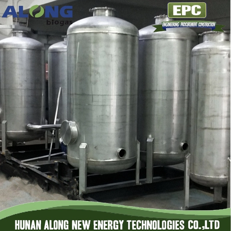 20~500m3/H Skid Mounted Biogas Desulfurization/Dehumidification Scrubber Tank System