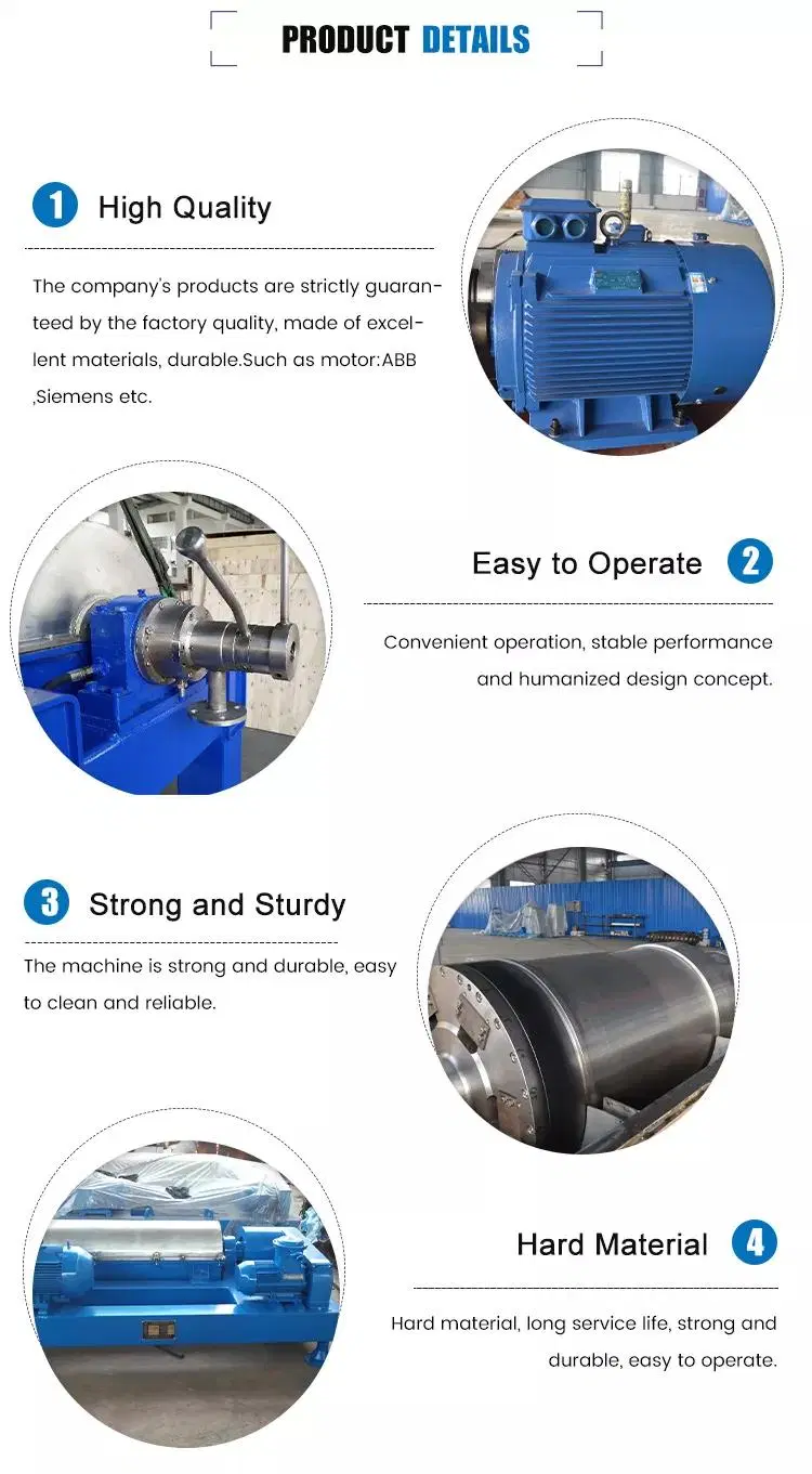 Tricanter Centrifuge Machines Three Phase Decanter Centrifuge