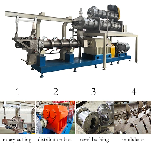 Extruded Non-Fried Healthy Cereals Puffs Making Machine Puffed Maize Snack Extruder Corn Chips Leisure Food Processing Line Device Extrusion Machinery Plant