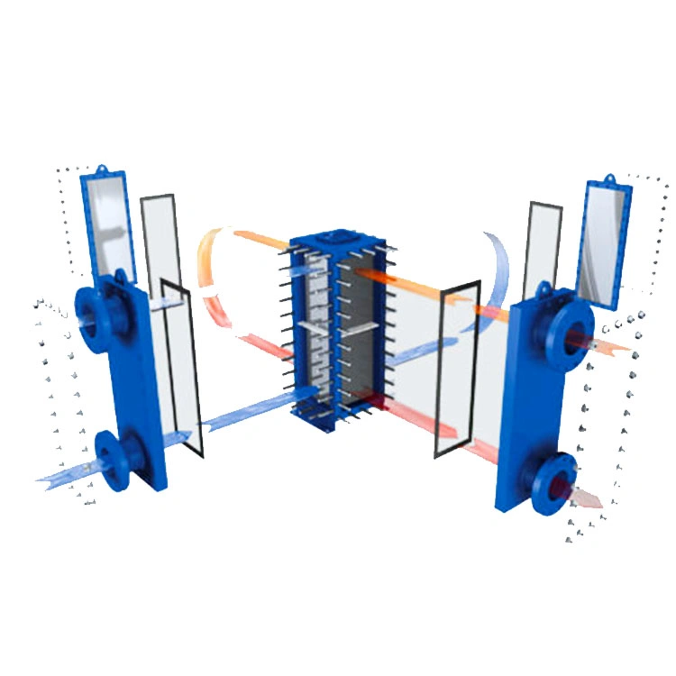 Welded Plate Heat Exchanger Used for Crude Oil Processing with ASME Stamp