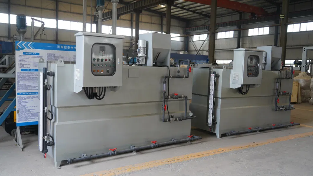 PAM PAC Daf Chemical Polymer and Preparation Flocculation Machine with Pump Dosing System