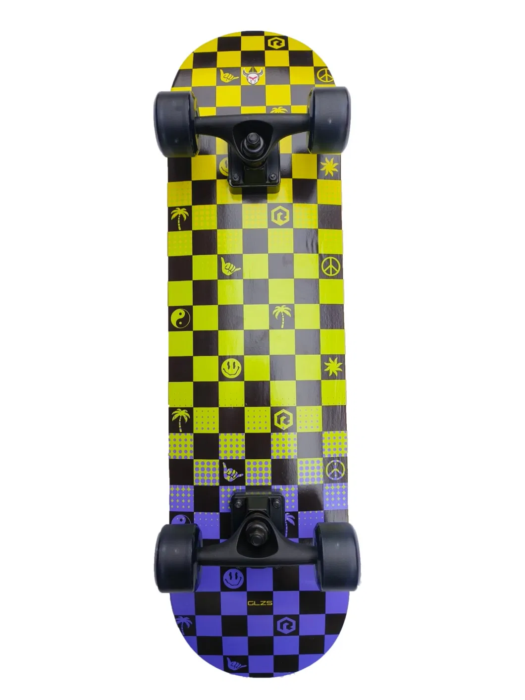 2024 New Design LED Light Shining Skateboard with 4 Wheels Flash Skateboard