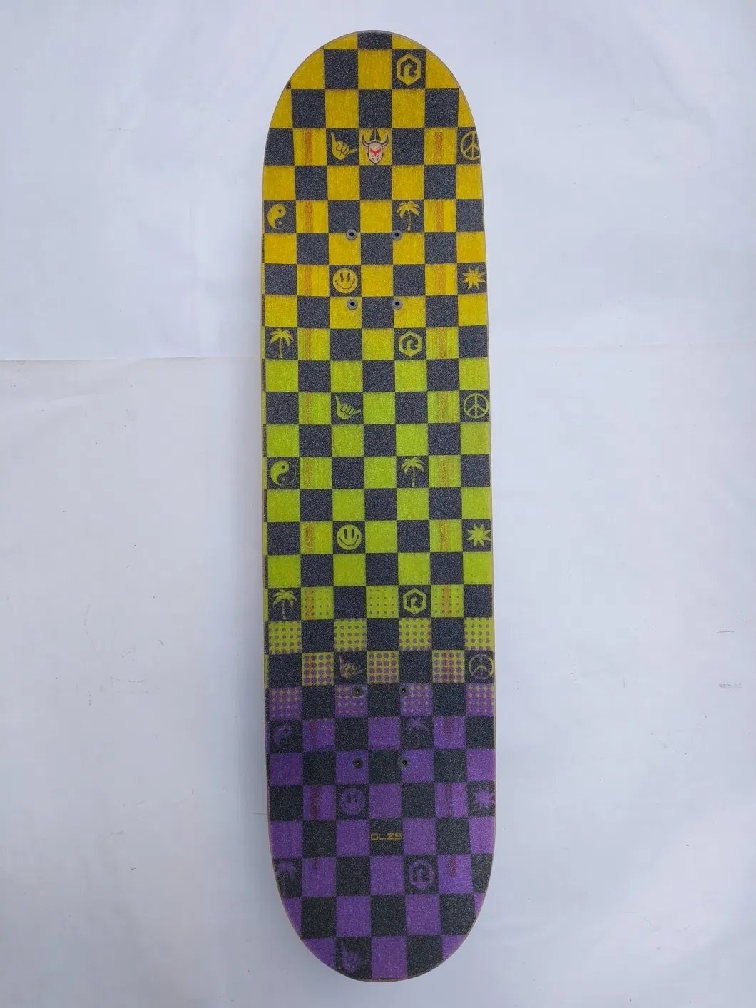 New Design Patent! Wholesale Custom 7ply Russian Maple LED Light Skateboard with Flashing Wheels