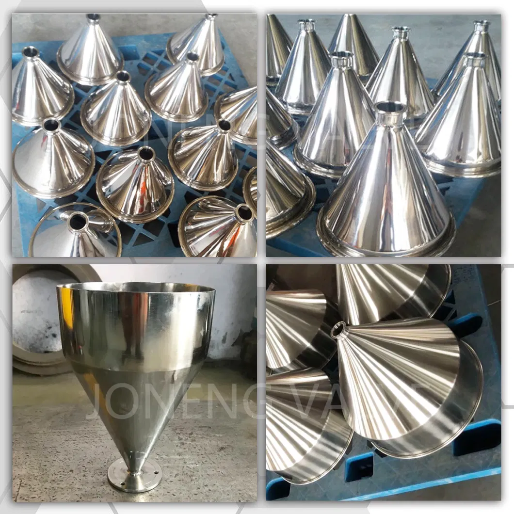SS304 Anti-Corrosion High Pressure Conical Powder Hopper Container for Water Oil Cream etc