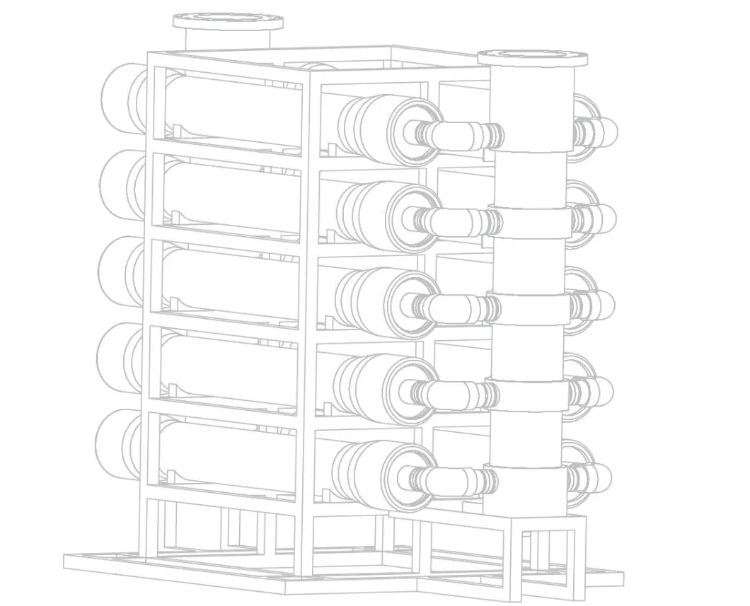 Fiber Glass High Flow FRP Filter Housings for Superior Flow Rates &amp; Loading Capacity