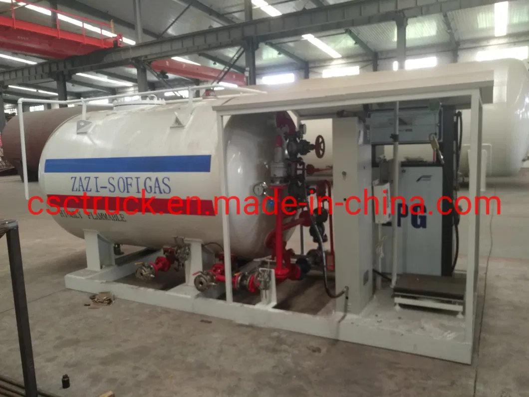 20mt 40000 Liters 40cbm LPG Tank Gas Filling Station