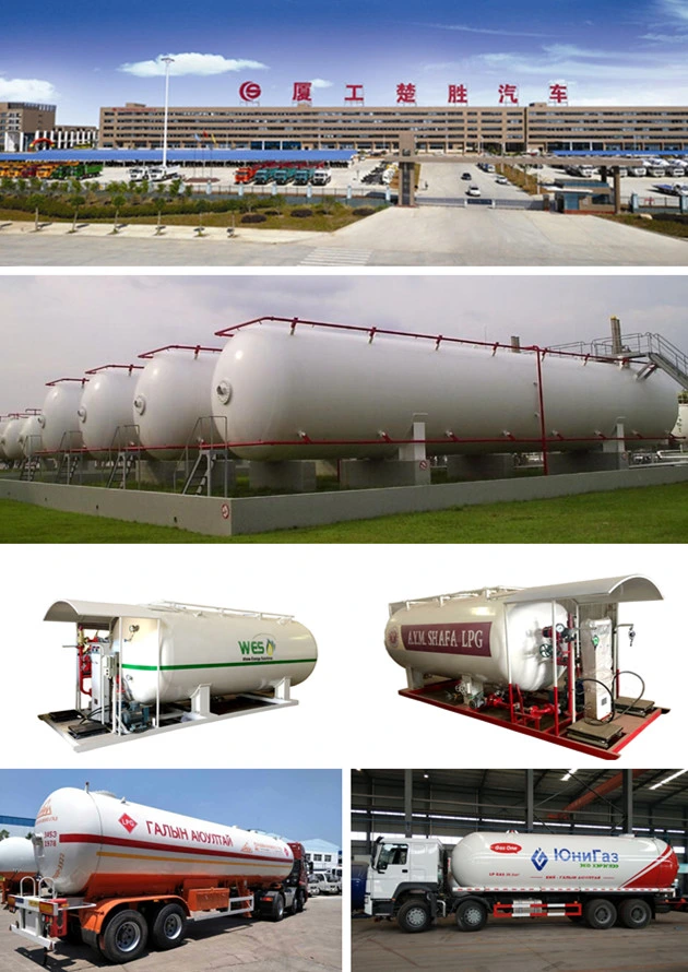 40m3 40000liters 20mt LPG Tank Skid with Dual Filling Nozzles