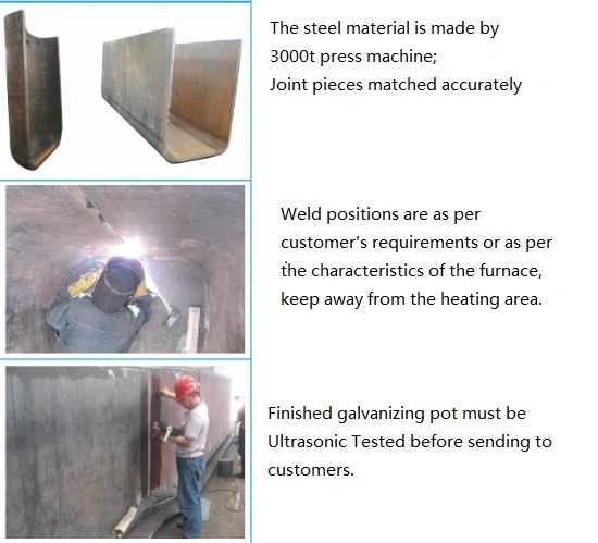 Galvanizing Zinc Bath and Natural Gas Furnace with Ce Certification