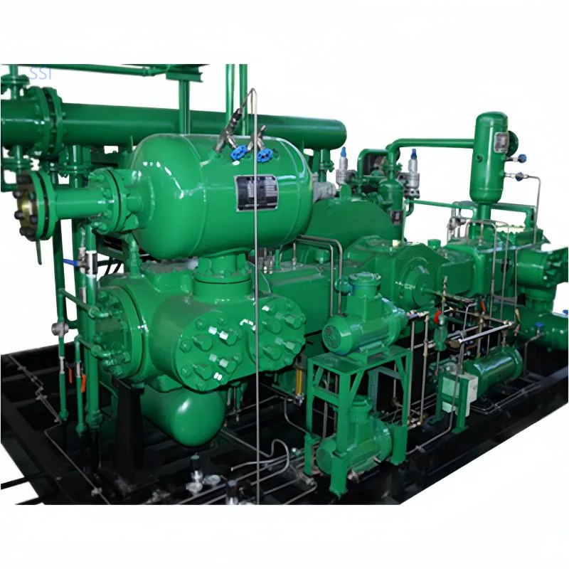 Piston Displacement Reciprocating Diaphragm H2 Gas Compressor for Hydrogen Filling Station