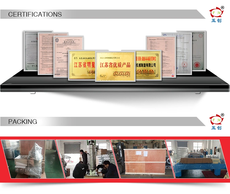 Vegetable Oil Centrifuge 3 Phase Separator for Oil Water Separation