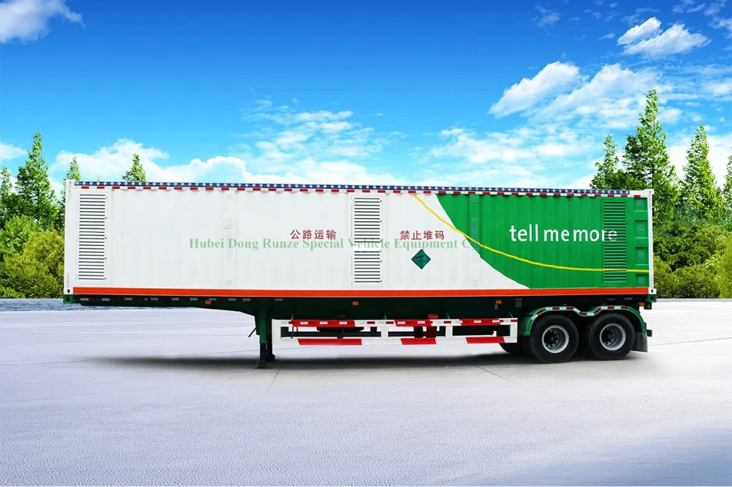 Hydrogen Transport Tank Mounted on Trailer (Cascade Gas Jumbo Tube Skid Delivery Gaseous Hydrogen /Helium Tube Trailer)