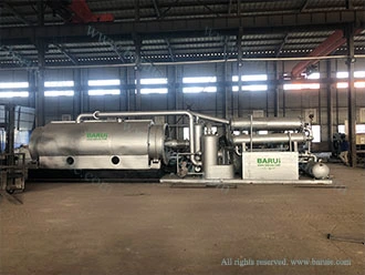 Automatic Discharging Process Municipal Refuse Small Pyrolysis Reactor Recycling Pyrolysis Equipment