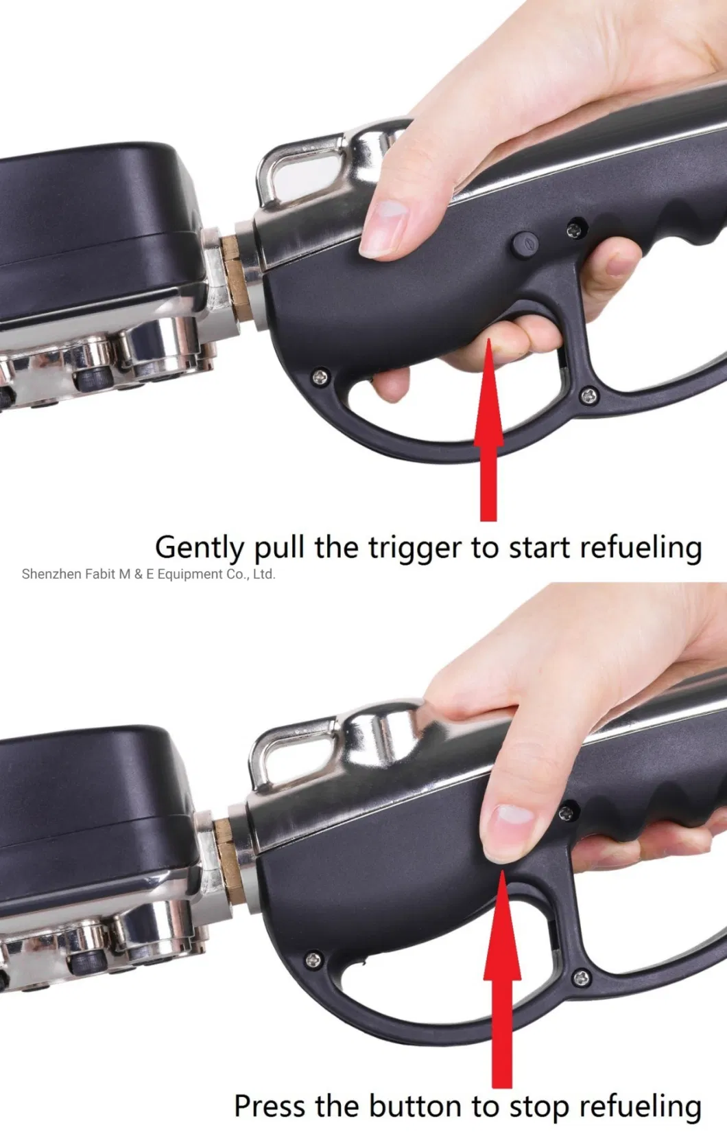 Digital Meter Nozzle with Flow Meter, Digital Fuel Oil Nozzle Gun Fueling Nozzle, Measuring Oil Nozzle