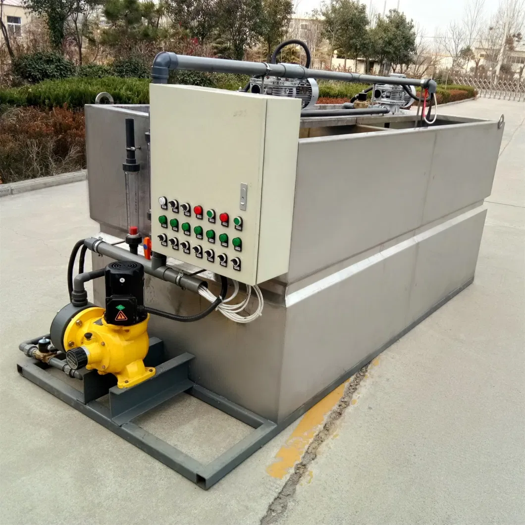 Low Noise Polymer Feed Machinery Chemical Dosing Unit High Efficiency Flocculation