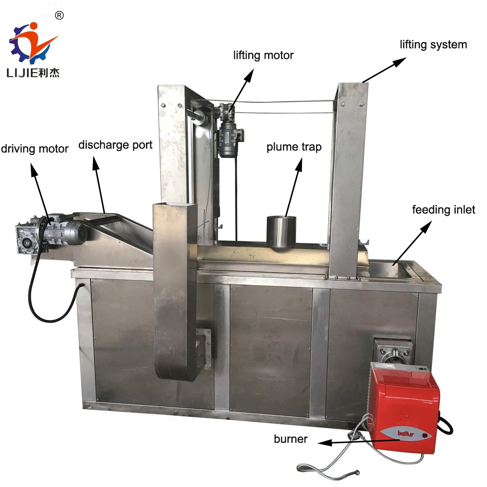 Automatic French Fries Fryer Machine and Fryer Equipment in Chips