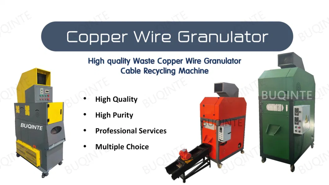 Small Copper Cable Granulator and Separator Machine for Home Use Single Phase Car Wire Computer Wire Recycling Machine