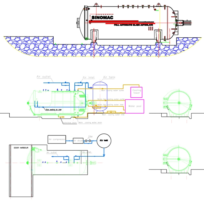 2000X4500mm CE Approved Laminated Glass Equipment Heated by Steam (SN-BGF2045)