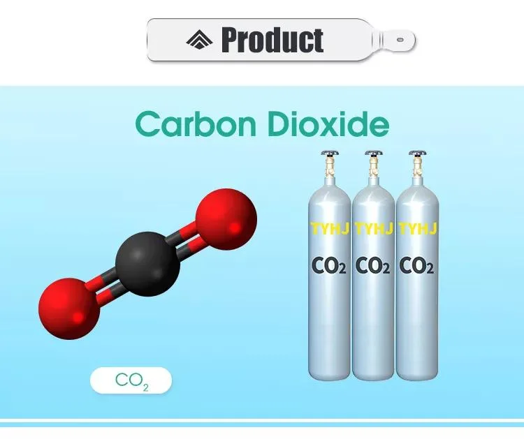 China Manufacture 99.999% Carbon Dioxide CO2 Gas for Sale