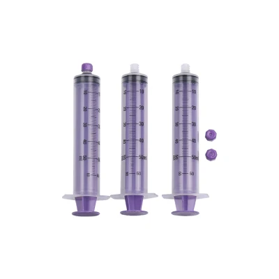 Siringhe di dosaggio orali in plastica da 1 ml, 3 ml, 5 ml, 10 ml con punta Tappo