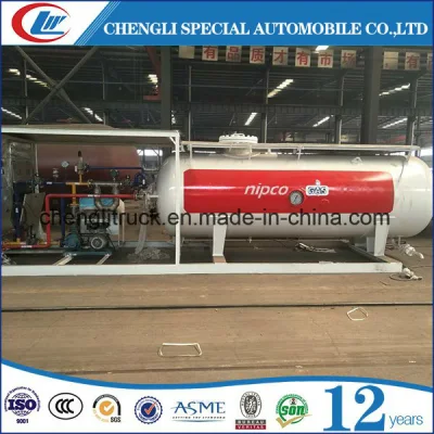 Impianto di riempimento GPL Nipco 4tons Stazione portatile per skid a gas propano