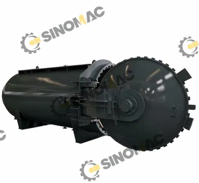 Autoclave composita completamente automatizzata e montata su pattini per uso in laboratorio