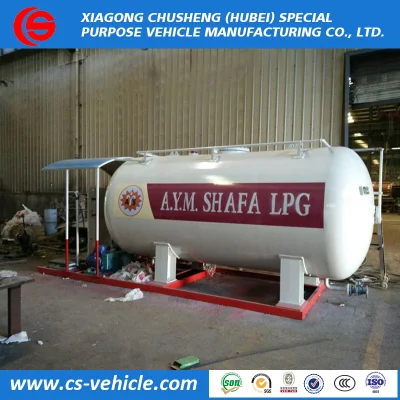 20 m3 200 litri 10 tonnellate serbatoio GPL Skid con doppio ugello di riempimento