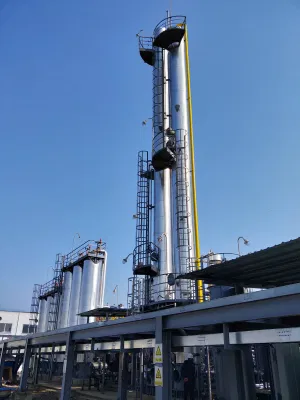 Impianto GNL impianto di recupero gas liquido depurazione gas naturale metano Purificazione