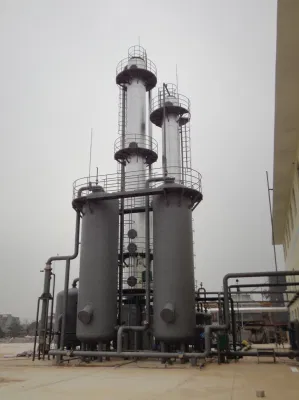 Impianto di conversione gas biogas-natura sistema di aggiornamento/decarburazione/purificazione