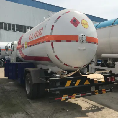 HOWO 5000L 3mt Carrello gas serbatoio GPL serbatoio GPL serbatoio serbatoio serbatoio Carrello