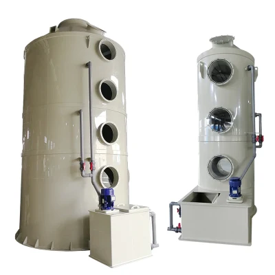 Torre di lavaggio per apparecchiature industriali di trattamento dei gas di scarico resistenti agli acidi
