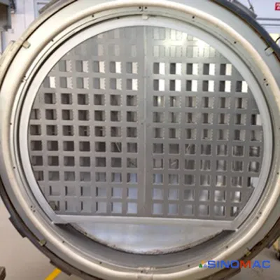 Autoclave composita completamente automatizzata e montata su pattini per uso in laboratorio