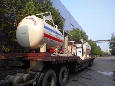 stazione di gas GPL con distributore automatico di GPL con serbatoio di Skid mobile 5mt 10 da 000 litri