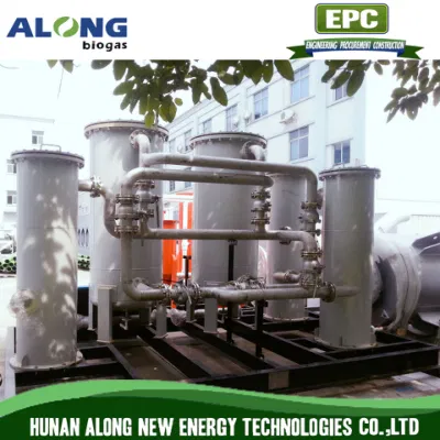 Sistema di pretrattamento/scrubber/desolforazione per biogas montato su pattini
