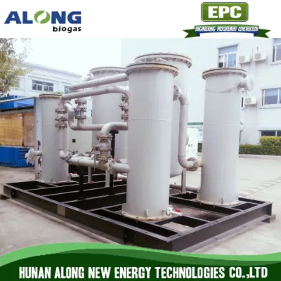 Sistema di pretrattamento/scrubber/desolforazione per biogas montato su pattini