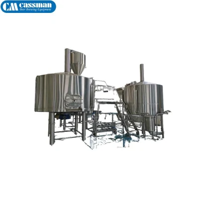 Impianto di produzione di birra Cassman da 15 bbl Turnkey Micro