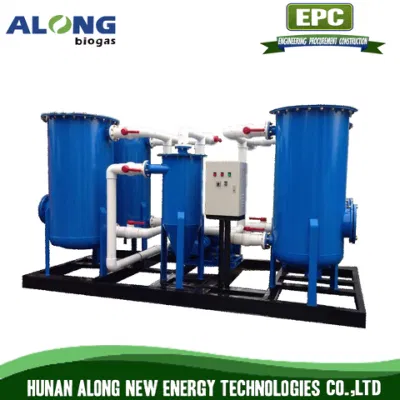  Sistema di pretrattamento/scrubber/desolforazione biogas montato su pattini