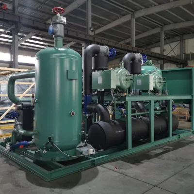 Apparecchiatura di compressione automatizzata freon di qualità superiore per raffreddamento di pollame