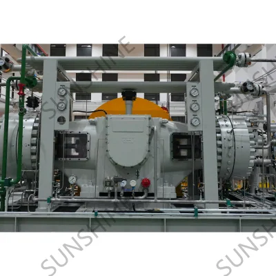 Compressore a membrana in metallo a membrana con pistone alternativo ad alta capacità per idrogenazione Gas di coda