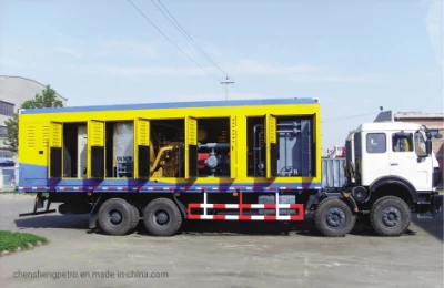 Mzd-600/35MPa-95% generatore di azoto e iniezione Skid Truck impianto di azoto a membrana Stazione di compressione dell&prime;azoto mobile del veicolo