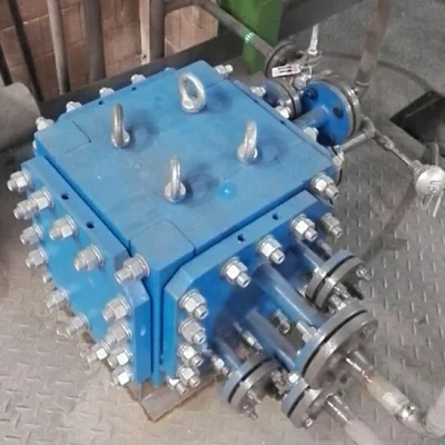 Da gas a liquido. Compatta scambiatore di calore a piastra saldata con Piastra cieco rimovibile