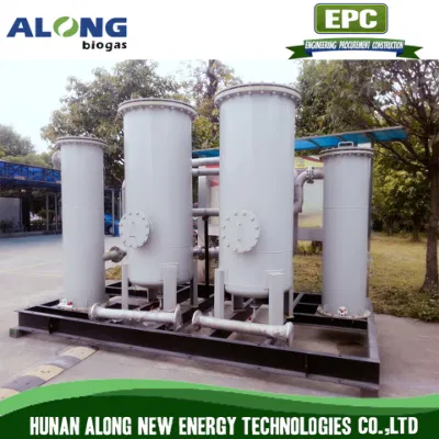 Sistema di pretrattamento/scrubber/desolforazione per biogas montato su pattini